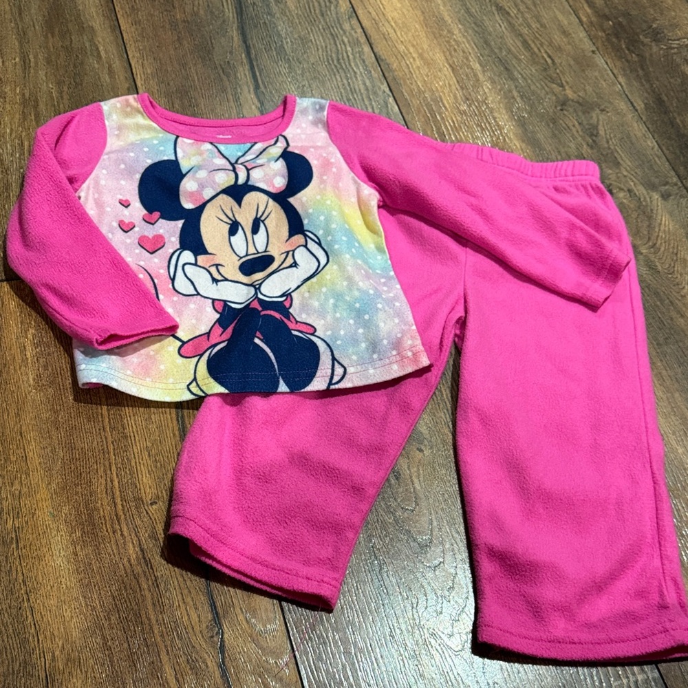 3T Minnie Mouse Pajama Set, Disney, Pink